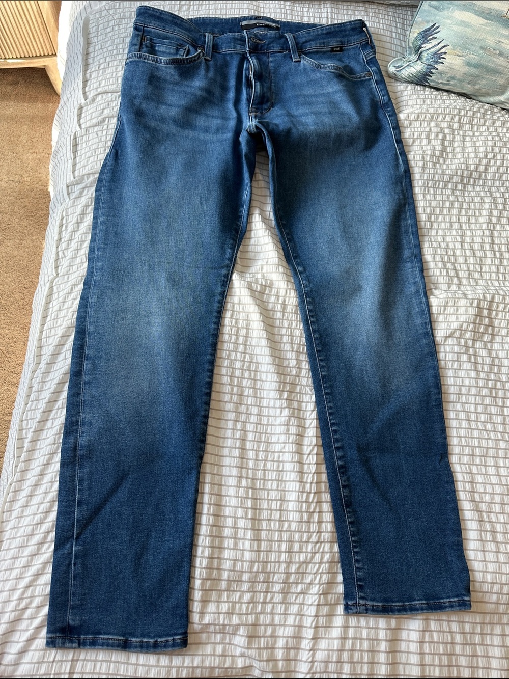 Mavi Men's Mid Blue Straight Jeans
